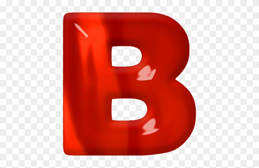 Presentation Alphabets - Letter B In Red #1757742
