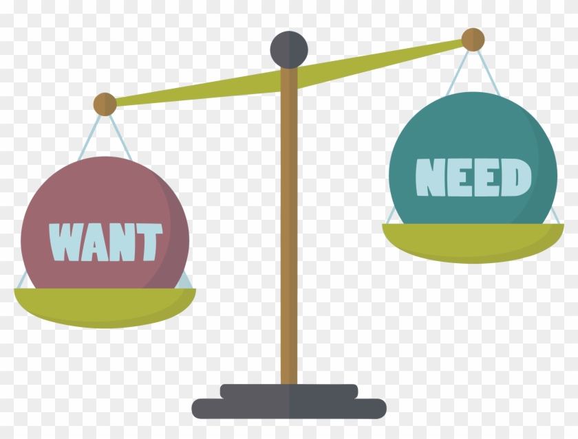 Needs And Wants Illustration #1757968
