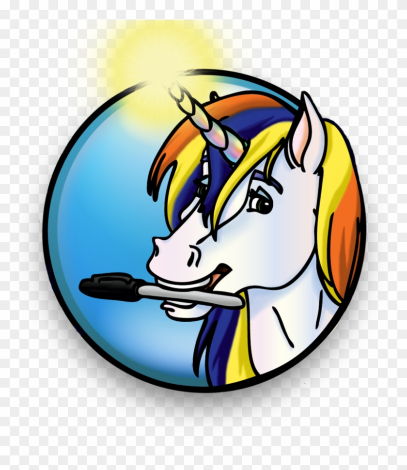 Banner Transparent Library Unicorn By Dragonsflamemagic - Cartoon #1758503