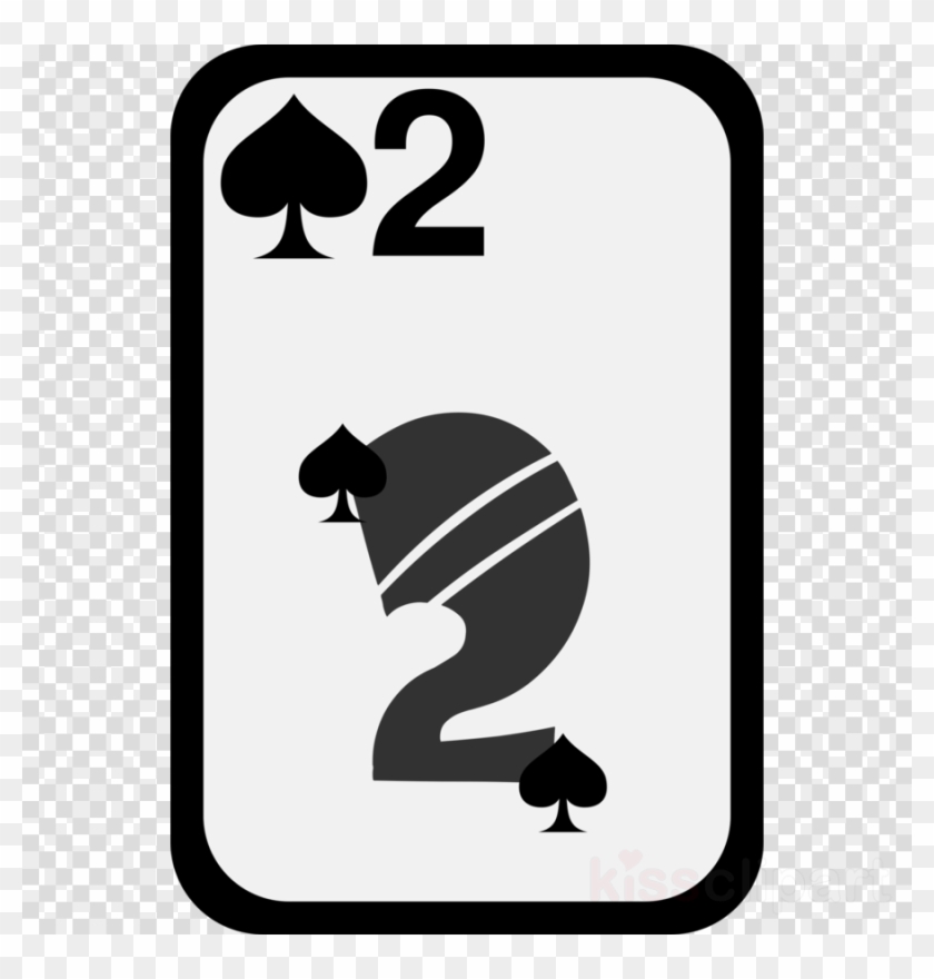 Due Di Picche Carta Clipart Playing Card Spades Clip - St Patrick's Day Png Vector #1758905
