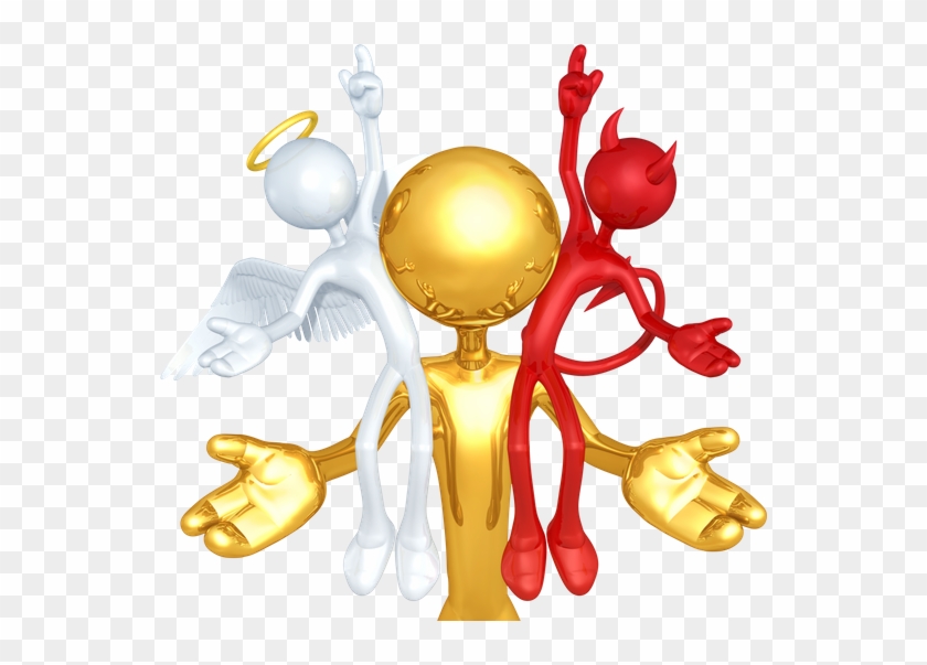 Conscience Angel And Devil - Shoulder Angel #1759555