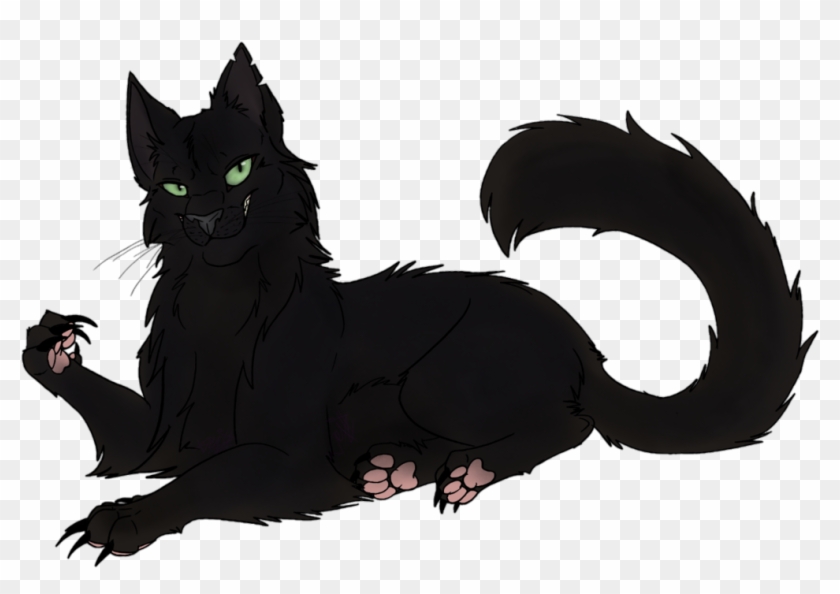 Black Cat Clipart Warrior Cat - Warrior Cats Black Cat #265145