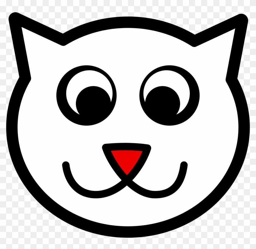 Big Image - Clip Art Cat Face #265215