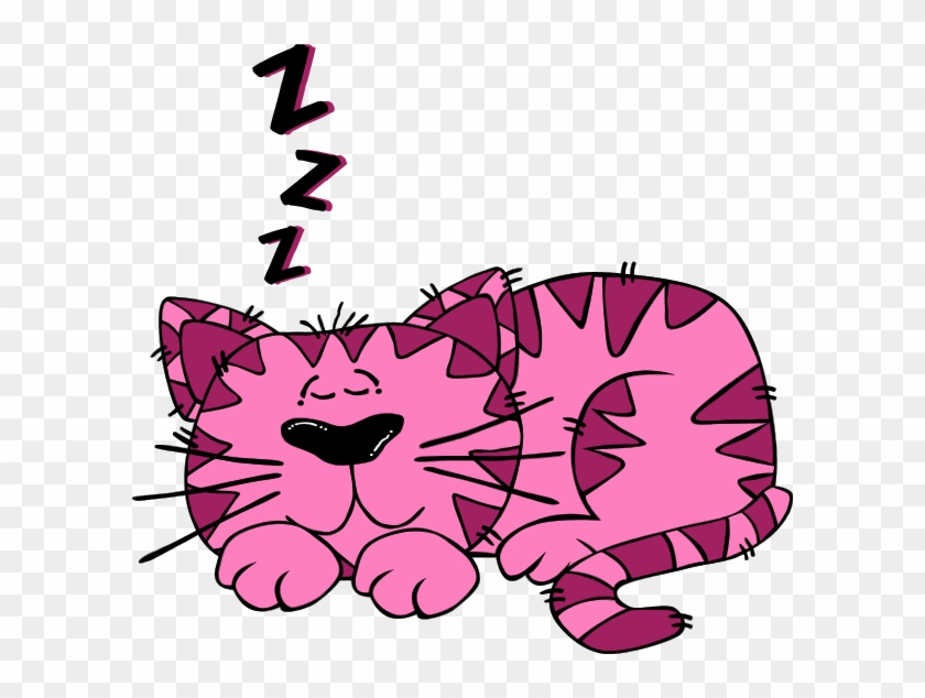 Pink - Cartoon Cat #265248