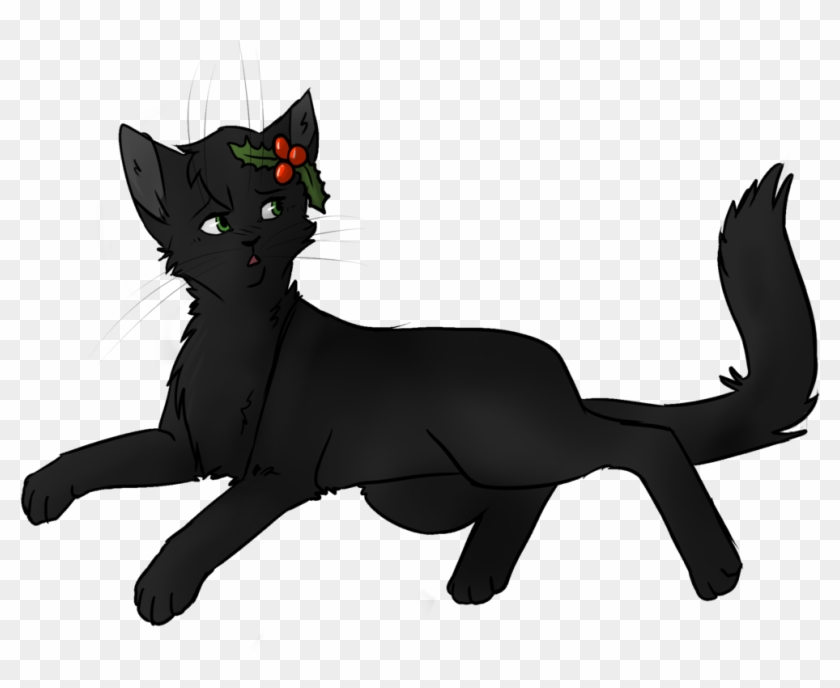 Black Cat Clipart Warrior Cat - Draw Hollyleaf From Warriors #265254
