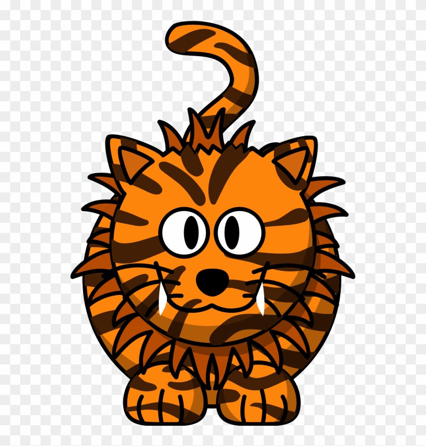 Clip Arts Related To - Cartoon Liger Shower Curtain #265505