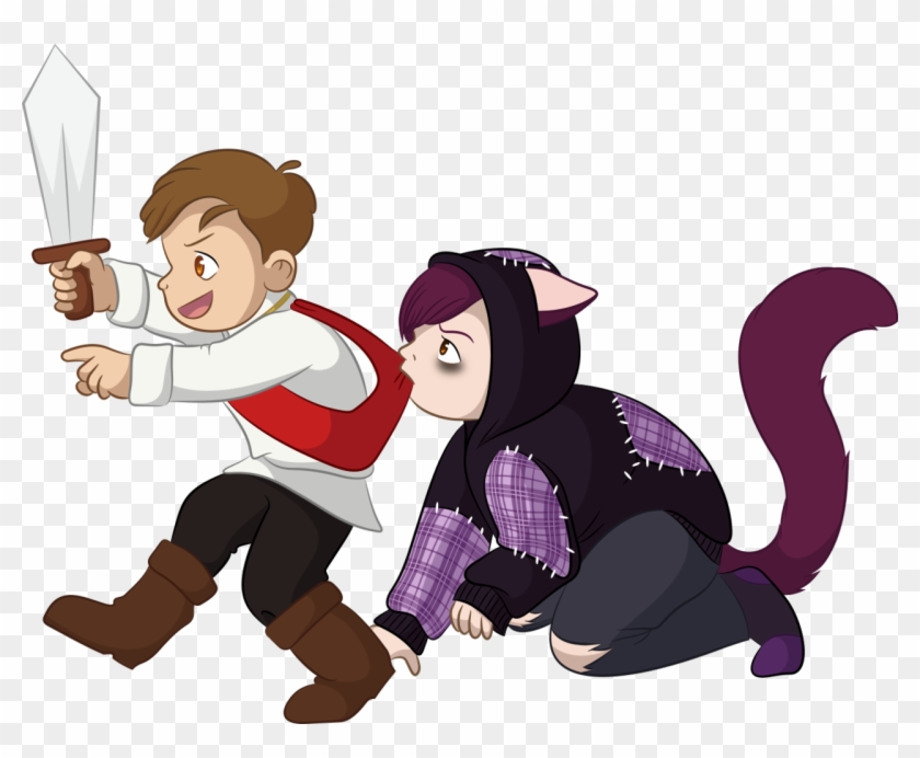 “ A Tiny And A Kitty I've Completely Accepted The Headcanon - Art #265578