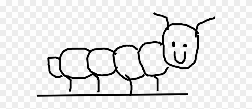 Caterpillar Clip Art - Clip Art Caterpillar Black And White #265880