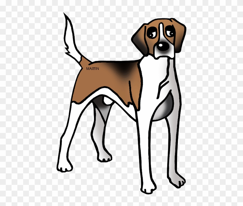 Fox Clipart Phillip Martin - American Foxhound Clipart #266083