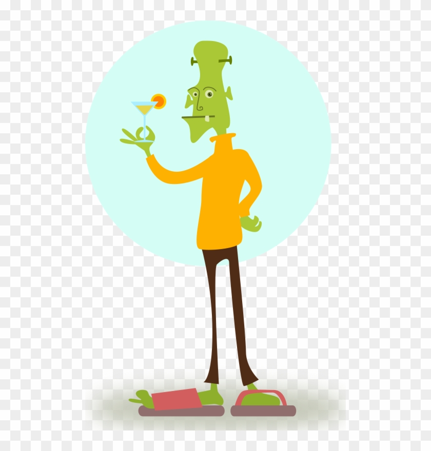 Ghoul Clipart Free For Download - Funny Fashion Alien Shower Curtain #266187