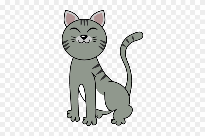 For Download Free Image - Grey Striped Cartoon Cat #266210