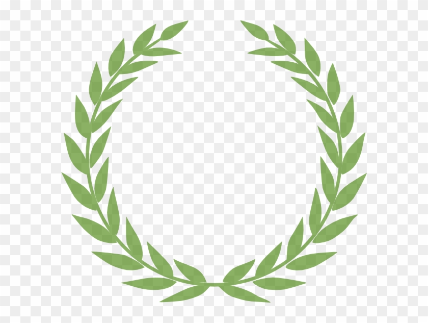 This Free Clip Arts Design Of Laurel Crown Green - Branch With Leaves Vector Png #266295