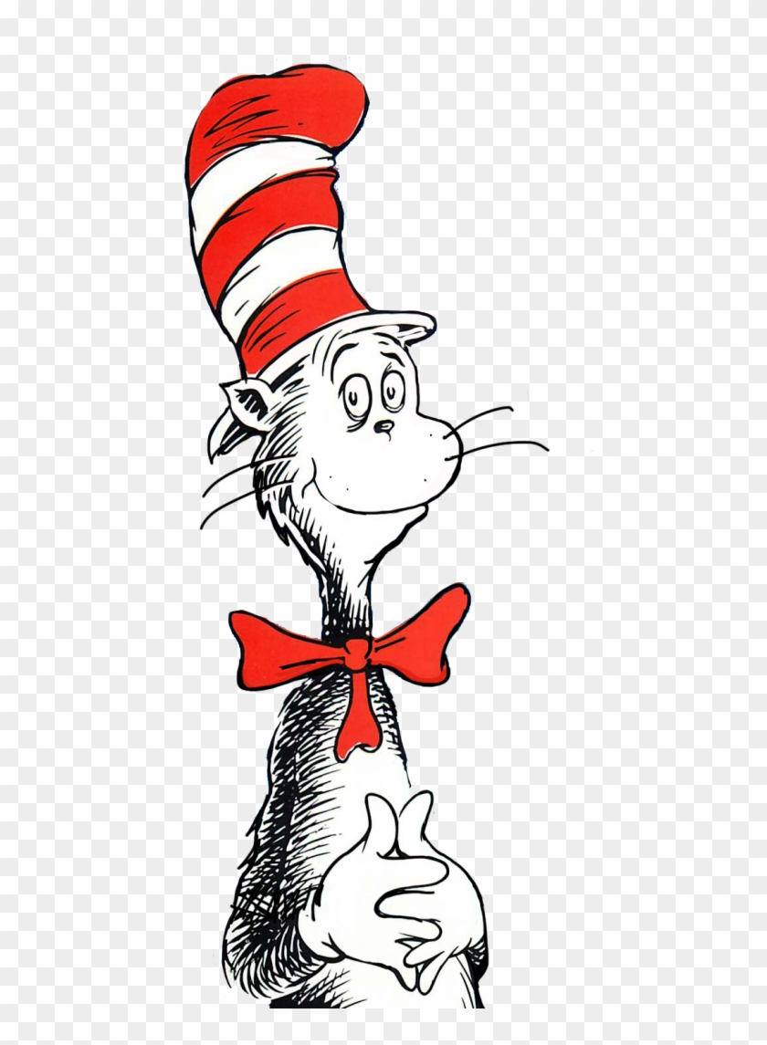 Dr - Seuss - Fish - Coloring - Page - Cat In The Hat Png #266312