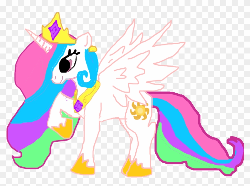 Princess Celestia With Crown And Royal Crest By Missluckychan29 - Princess Celestia's Crown #266430