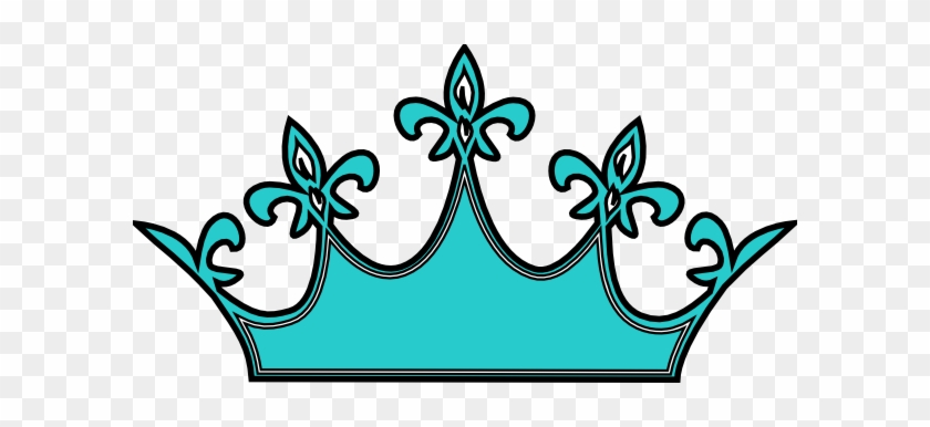 Teal Wears The Crown Clip Art - Teal Crown #266623