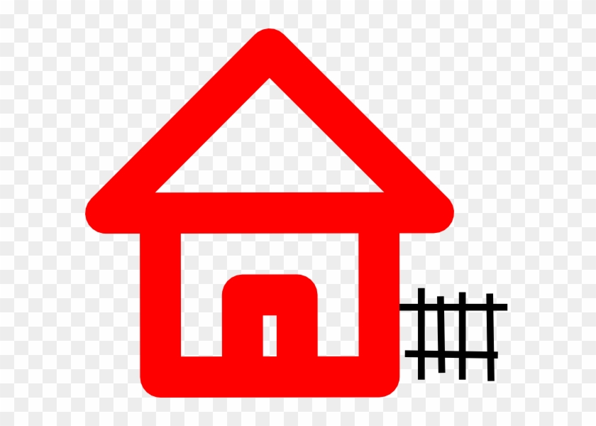 Redhouse Clip Art - Orange House Icon #267459