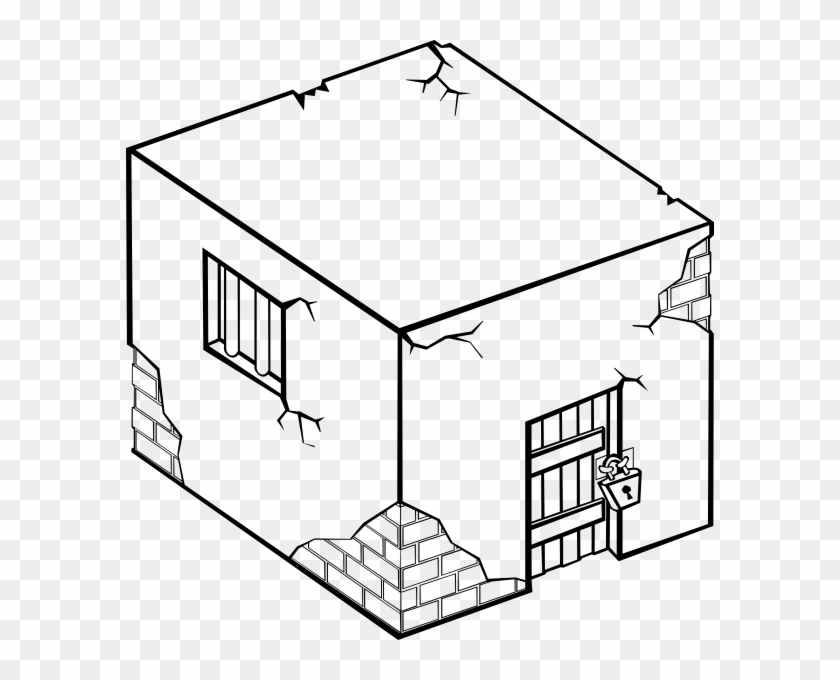 Trial Cliparts Clipartsjail - Cartoon Jail House #267727