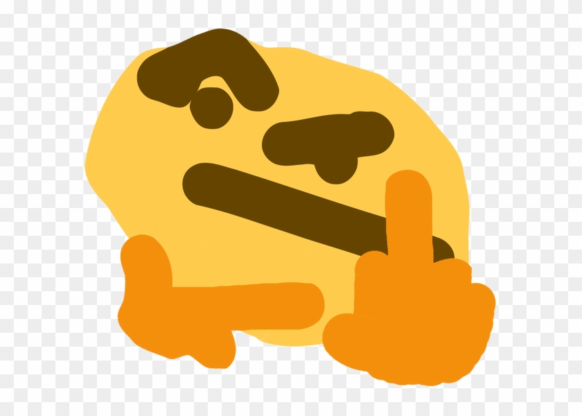 Thonk Emoji Pictures Transparent Background - Pepe Emoji For Discord #1759928