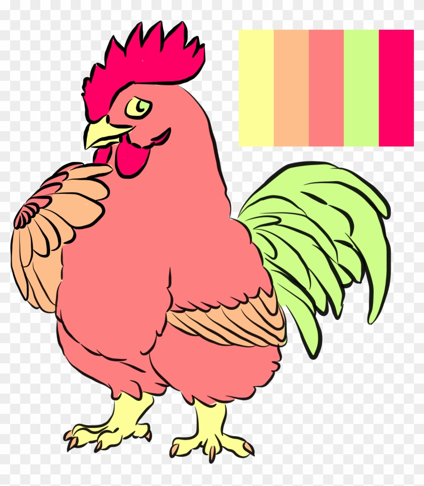 Rooster Clipart Cny - Rooster Clipart Cny #1760119