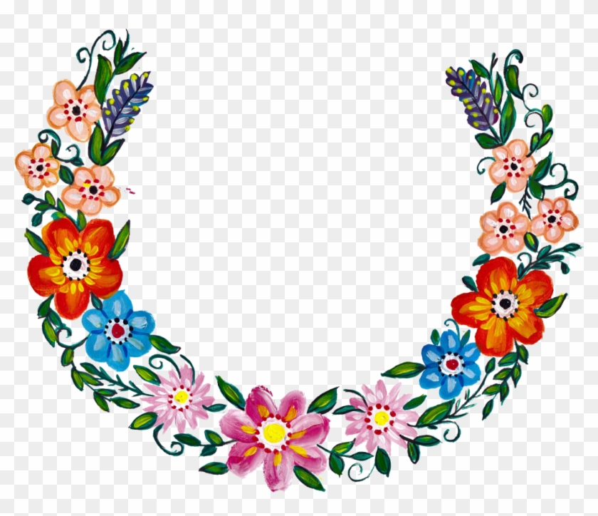 Transparent Flower Wreath Transparent Background - Transparent Flower Wreath Transparent Background #1760348