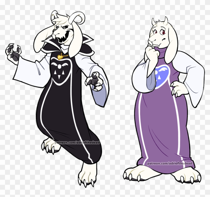 Dead Clipart Dead Goat - Asriel Dreemurr And Toriel #1760926