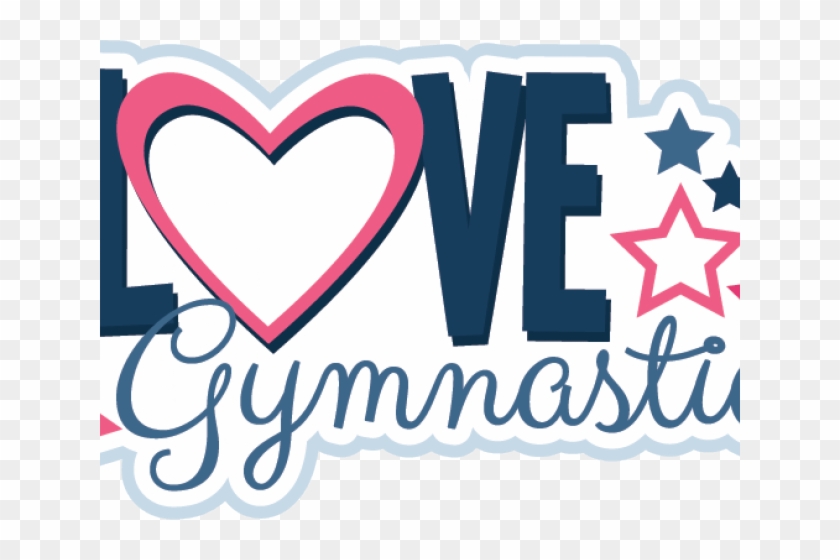 Gymnastics Clipart Word - Heart #1761016