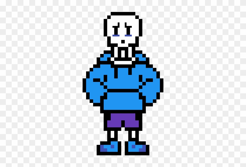 Random Image From User - Underswap Papyrus Pixel Grid #1761017