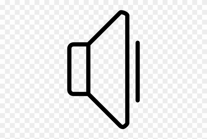 Speakers Clipart Low Volume - Icono Altavoz Blanco Png #1761882