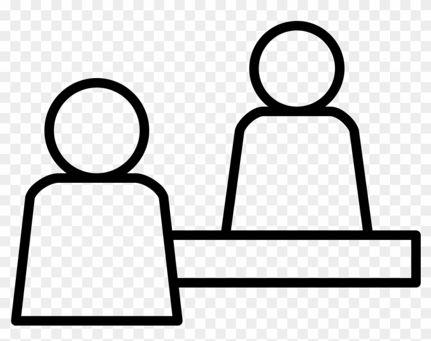 Icon Of Two People In A Consultation Clipart , Png - Icon Of Two People In A Consultation Clipart , Png #1761995