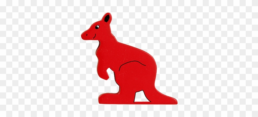 Holztier Känguru Bunt - Kangaroo #1762058