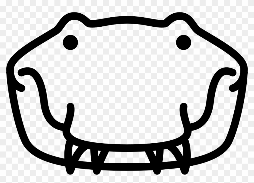 Drawing Crocodile Head - Circle #1762555