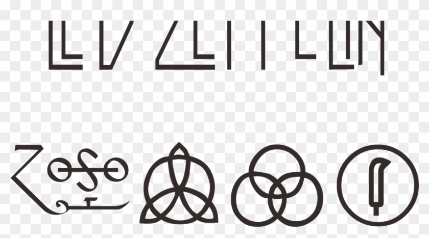 Led Zeppelin Logo Png - Led Zeppelin Symbols #1763011