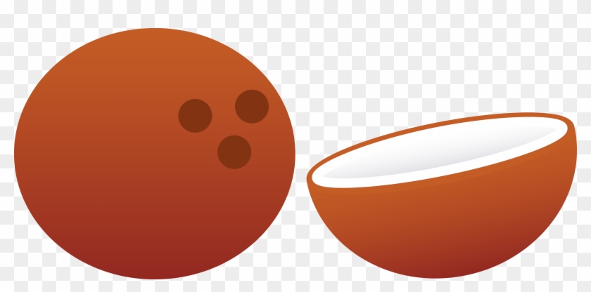 Whole Coconut Clip Art - Circle #1763120