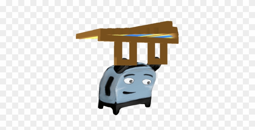 Toaster Handgliding Cubeworld Style By Willobe - Cartoon #1763927