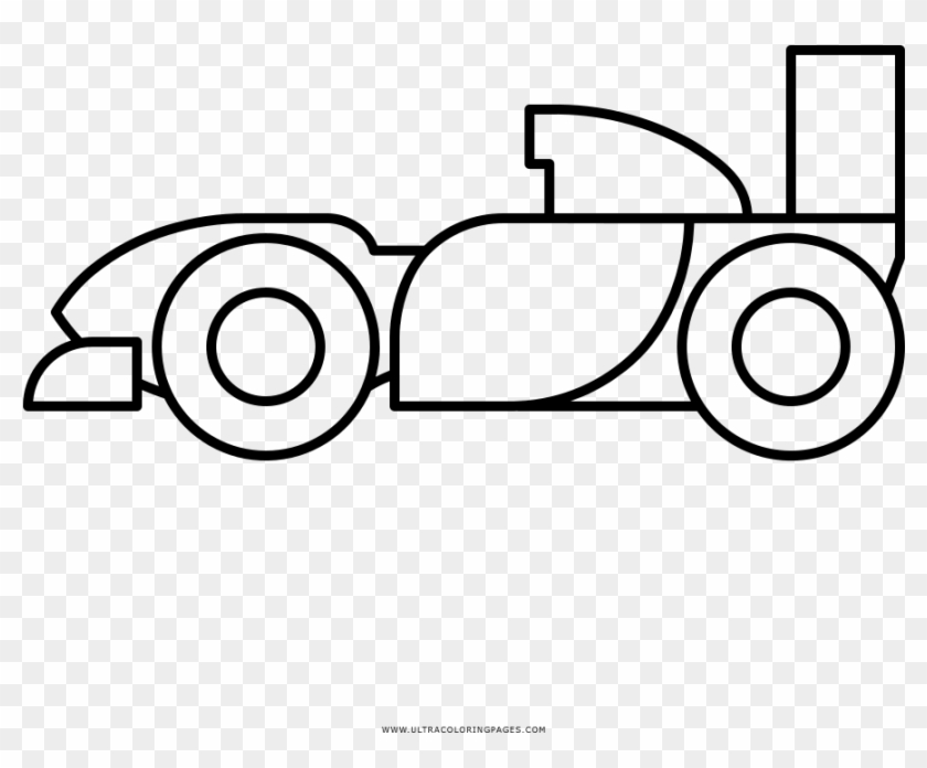 Coche De Carreras Página Para Colorear - Coche De Carreras Página Para Colorear #1764701