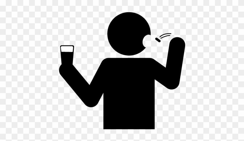 Clip Art Freeuse I Image Free Material Pictogram - 薬 飲む 人 イラスト #1765938
