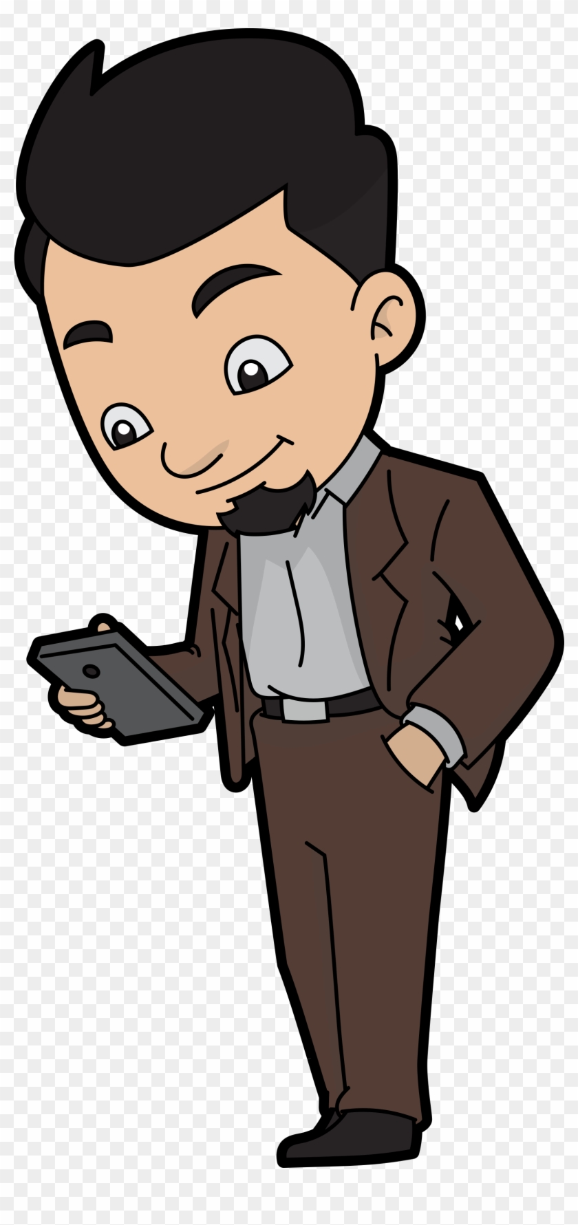 Text Message Marketing - Reading A Text Message Clipart #268128