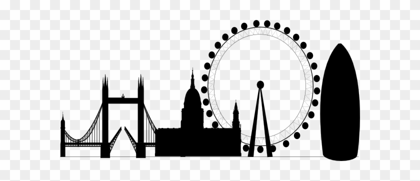 London Skyline Clipart Clip Art - Cursor Click Png #268312