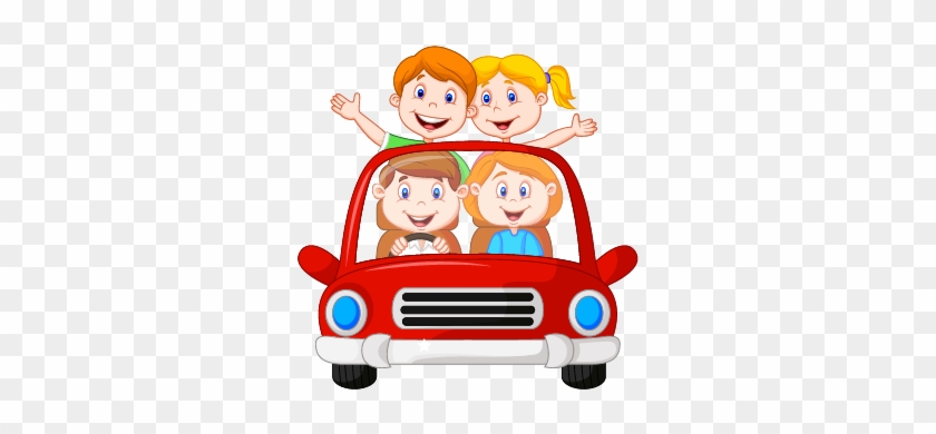 Alphabet Objects Is An Ideal Game To Play On Longer - Road Trip Cartoon #268438