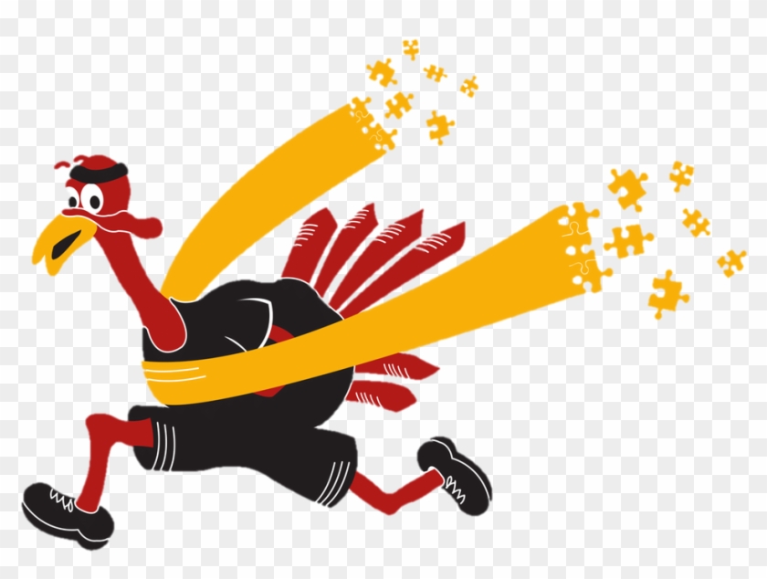 Delaware Turkey Trot - Turkey Run Transparent Background #268589