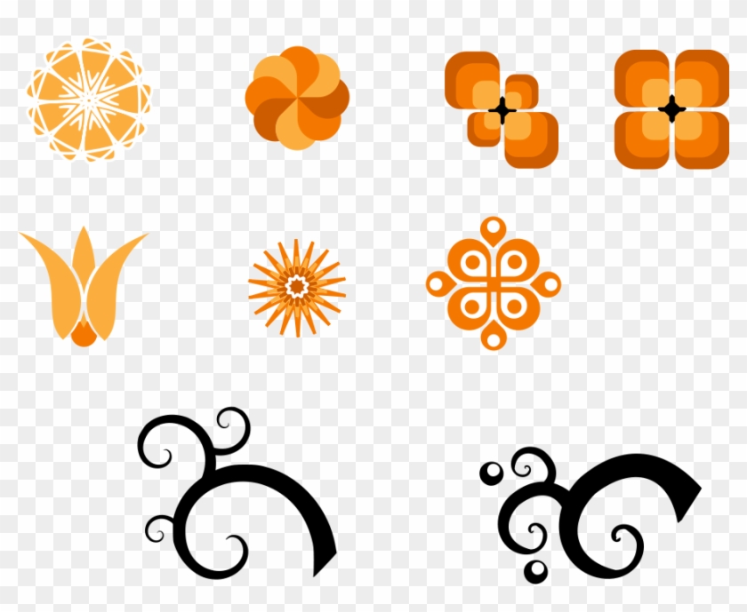 Set Of Design Elements Large 900pixel Clipart, Set - Design Elements Vector Png #268710