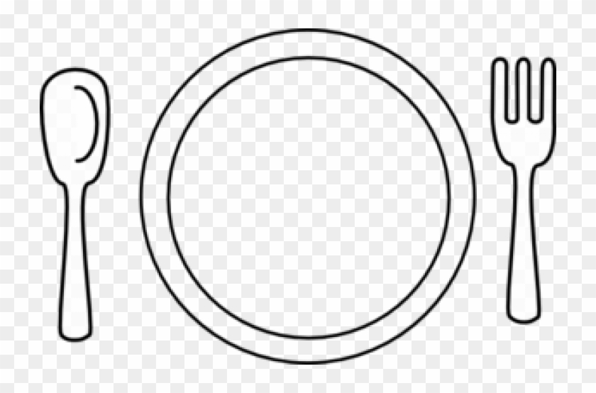 Place Setting Clipart Clipart Best - Empty Plate Clip Art #269121