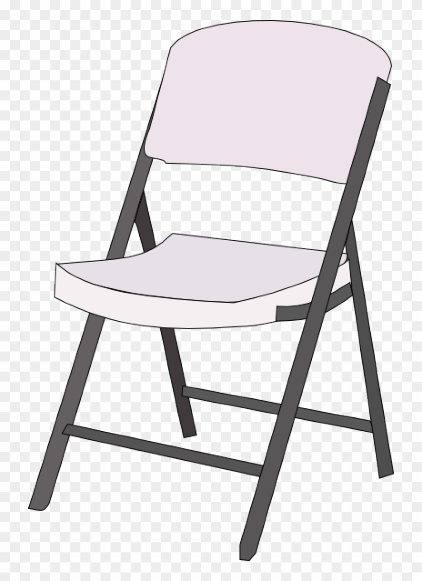 Chair Clip Art Black And White - White Folding Chairs #269146