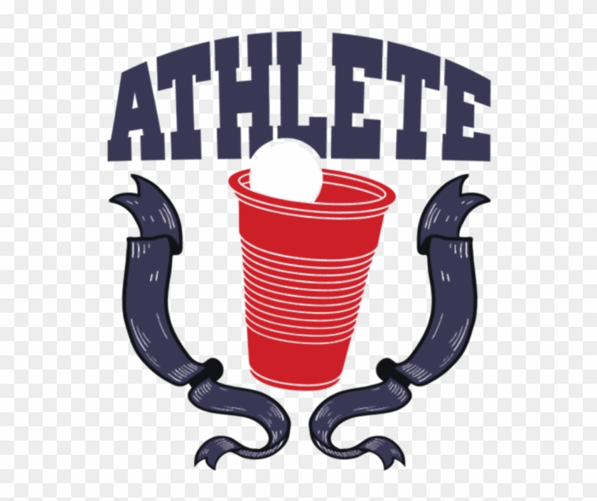 Beer Pong Athlete - Beer Pong Logo Vector #269221