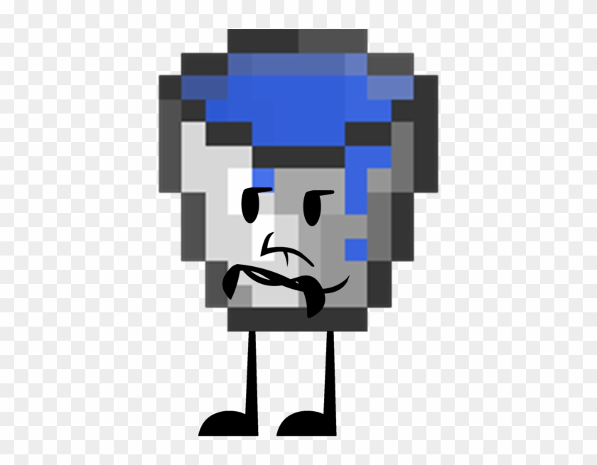 Minecraft Clipart Bucket Water - Minecraft Eimer #269317