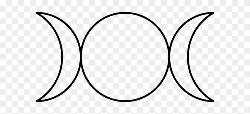 Free Vector Triple Goddess Clip Art - Triple Goddess Symbol #269592