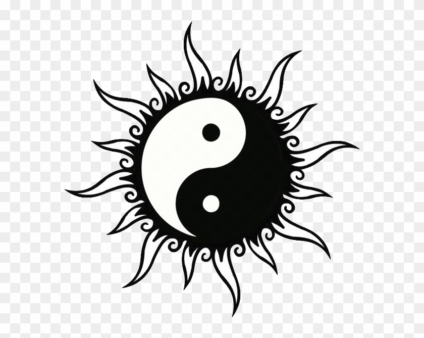 Sun Drawings Collection - Sun Yin Yang Tattoo Designs #269898