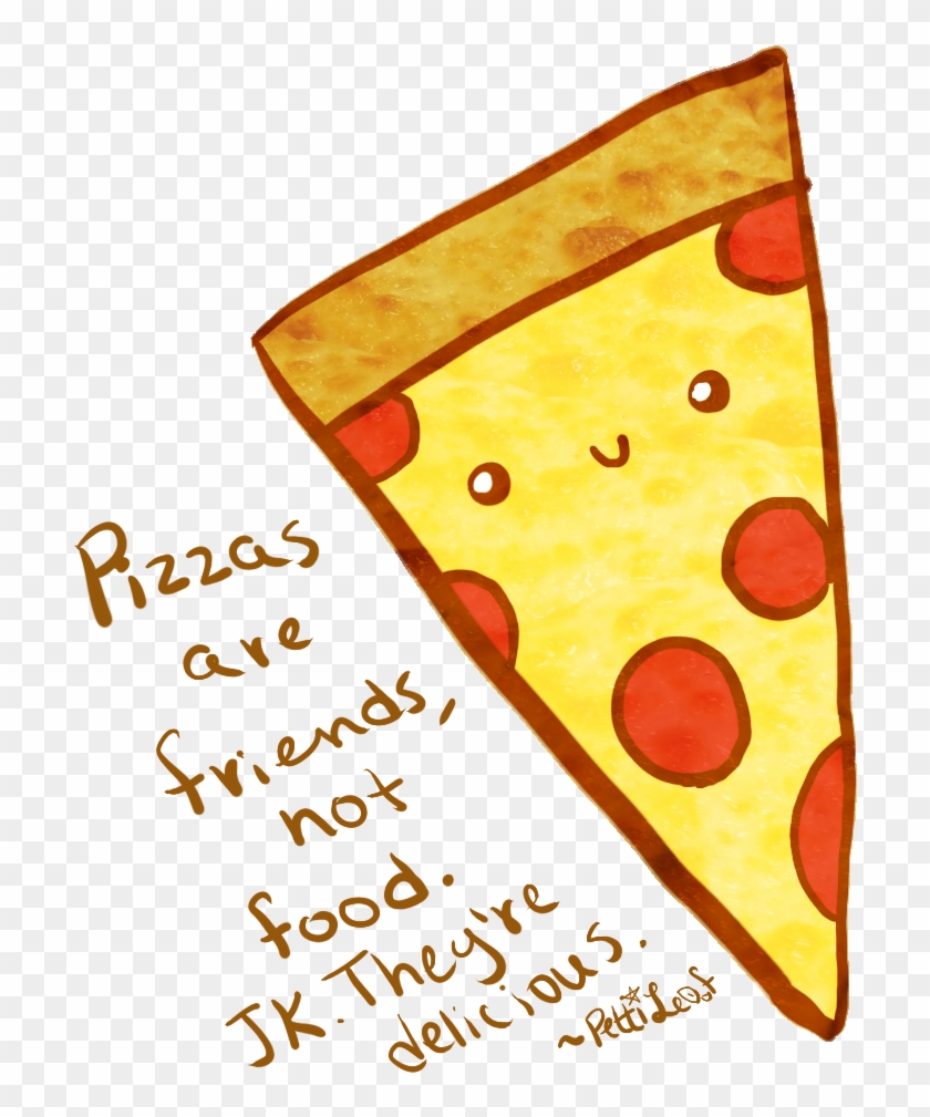 Pizzas Are Delicious By Pettileaf On Deviantart - Kawaii Pizza #270495
