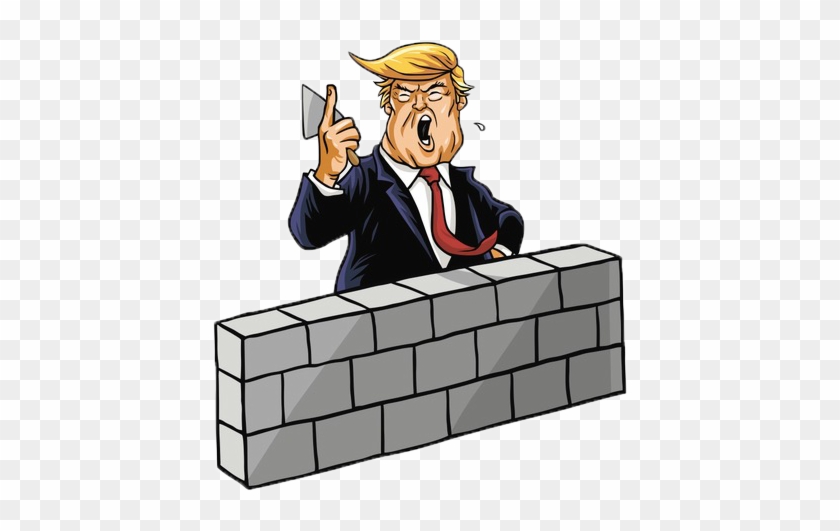 The Future Of Immigration Law - Caricature Trump #44598