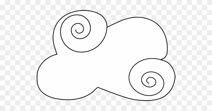 Rain Cloud Clipart Black And White Free - Mycutegraphics Cloud Black And White #44816